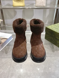 Alternative view of GUCCI Booties Suede & Wool EU36-42 C10202608030007