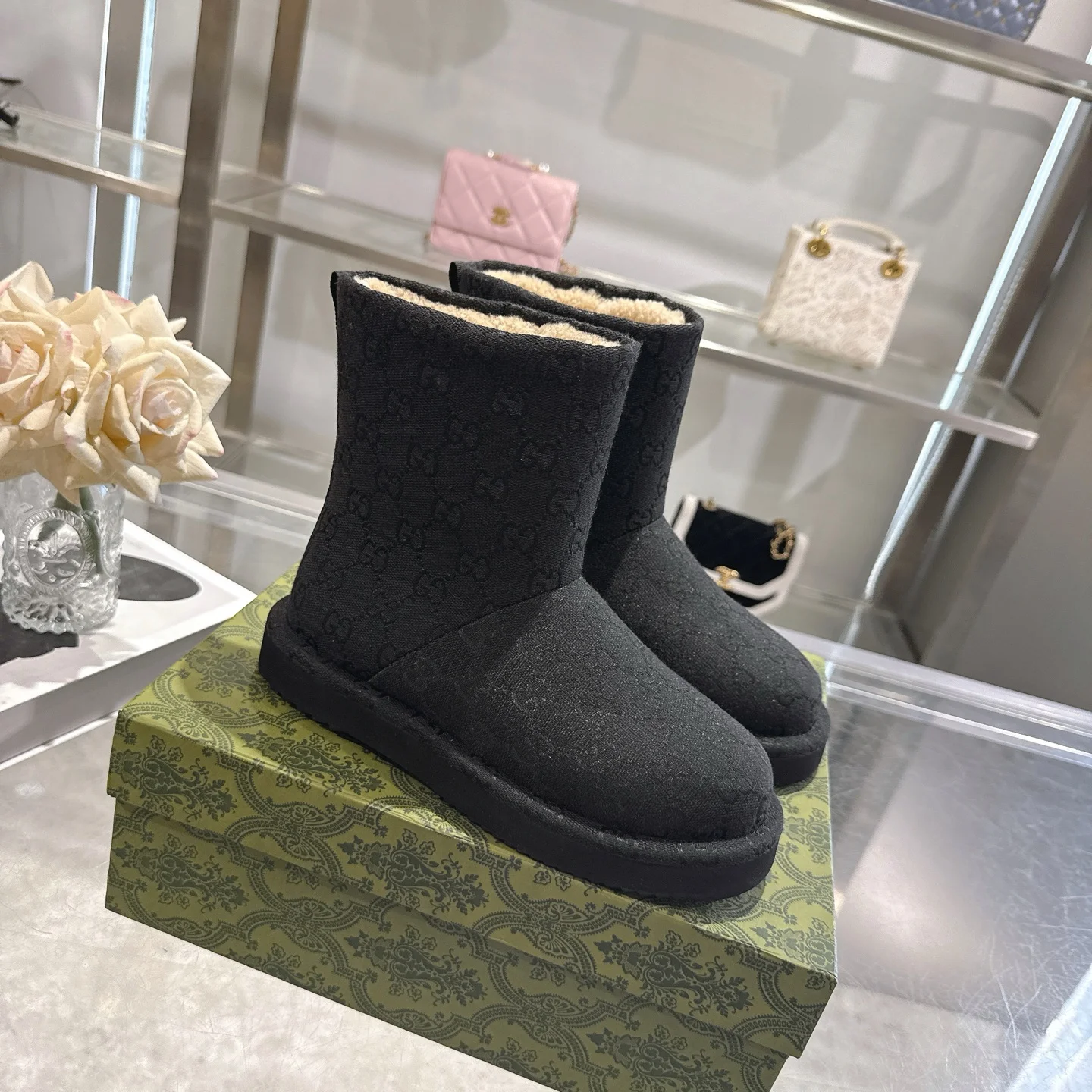 GUCCI Boots Suede Leather EU36-42 B50202608030012