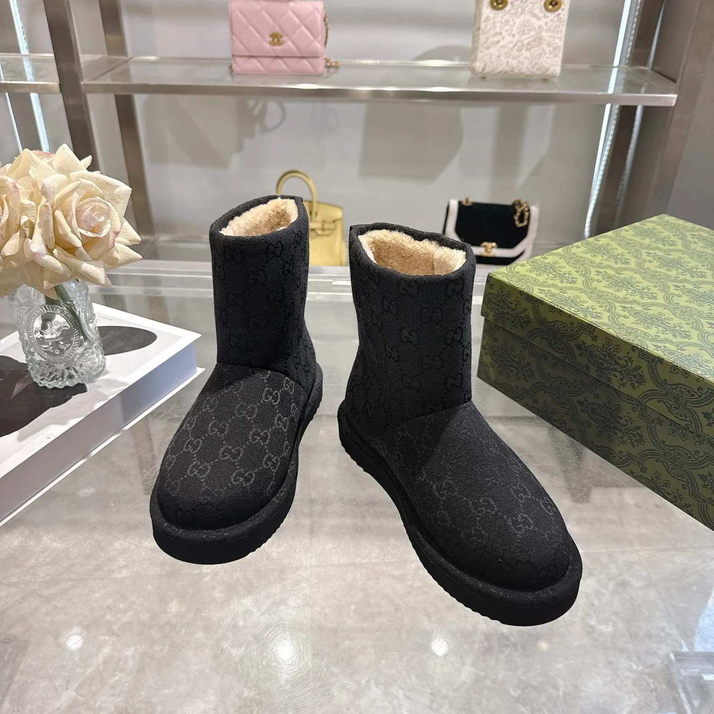 GUCCI Boots Suede Leather EU36-42 B50202608030012 - Image 3