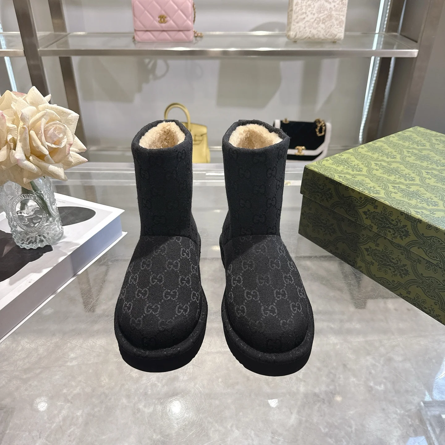 GUCCI Boots Suede Leather EU36-42 B50202608030012 - Image 4