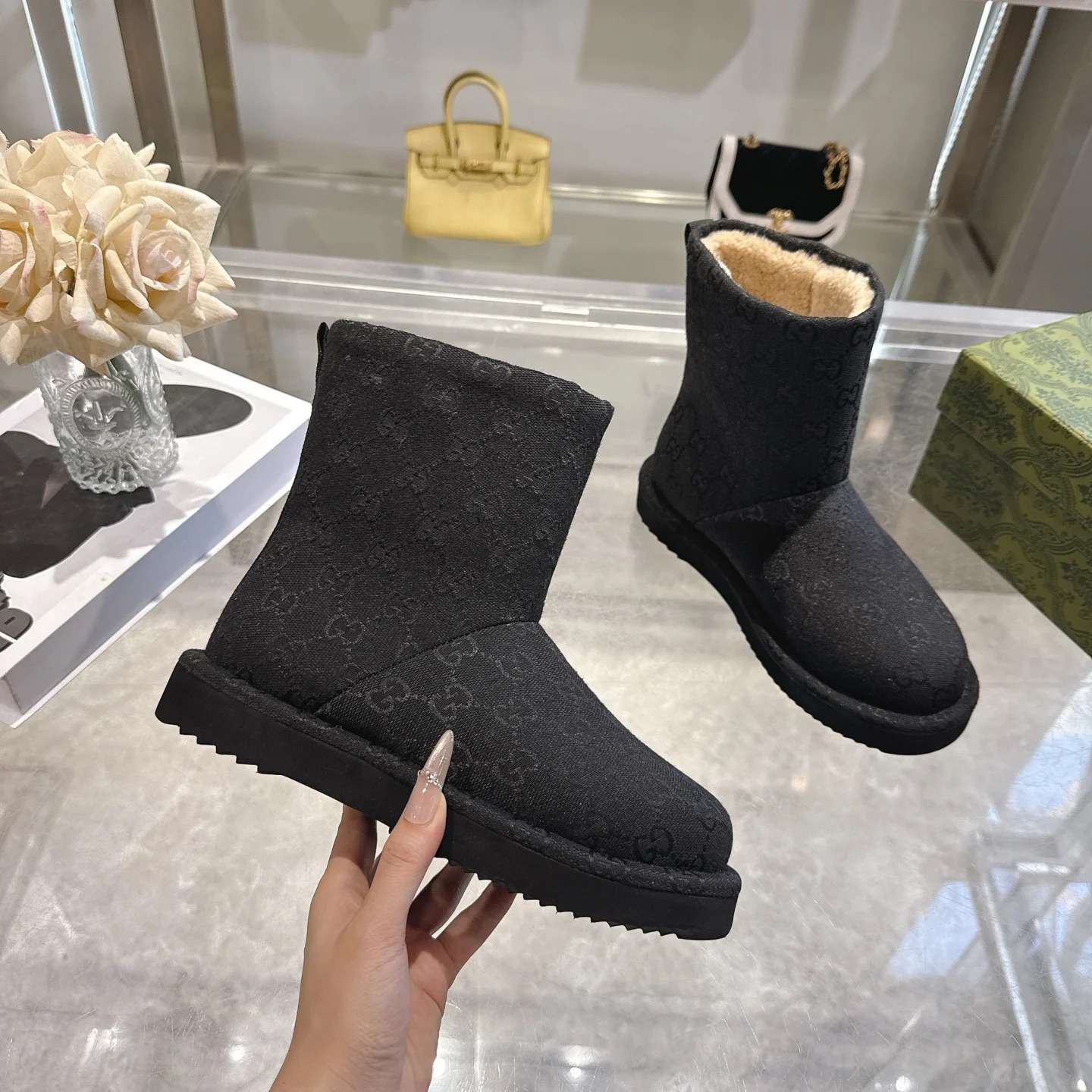 GUCCI Boots Suede Leather EU36-42 B50202608030012 - Image 5