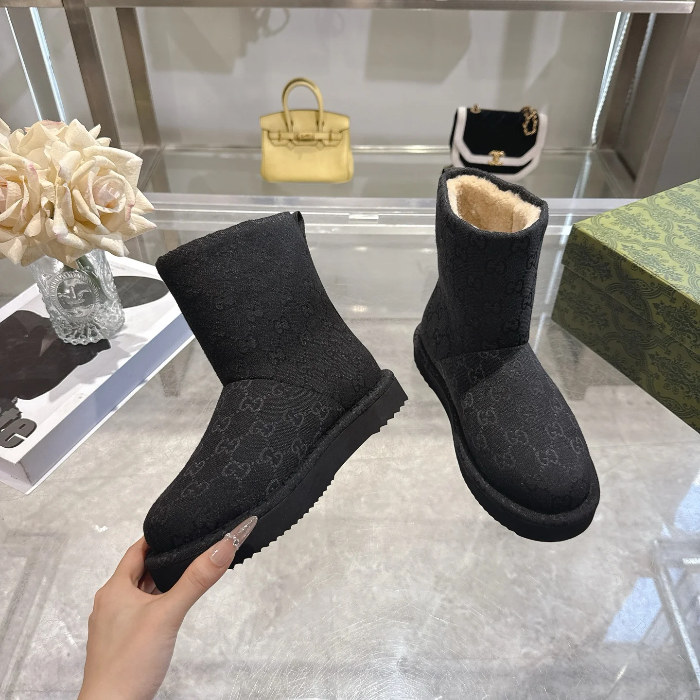 GUCCI Boots Suede Leather EU36-42 B50202608030012 - Image 6