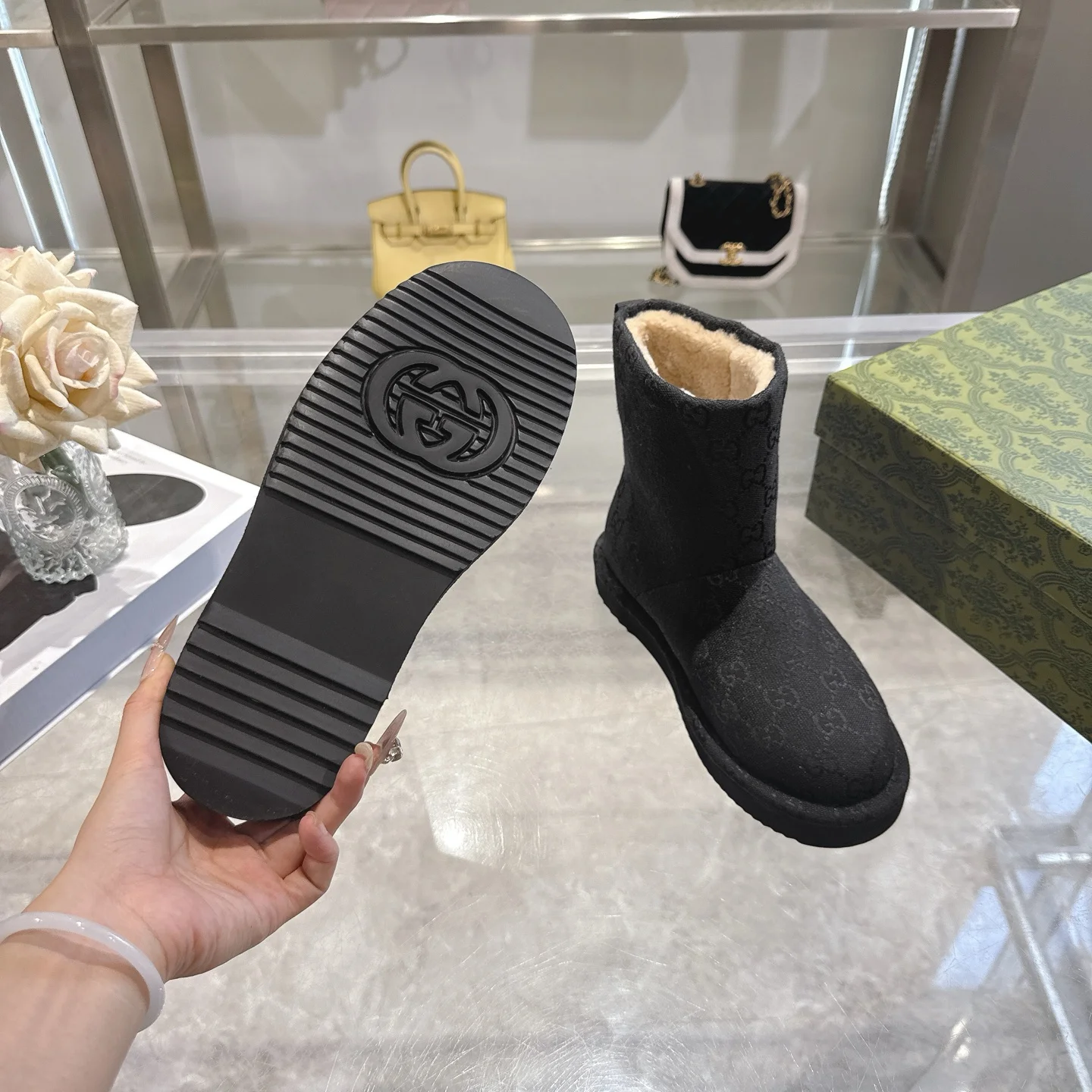 GUCCI Boots Suede Leather EU36-42 B50202608030012 - Image 9