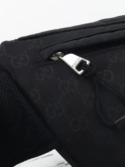 Alternative view of GUCCI Crossbody Bags Leather (Black-Red-Green) 32X17X5CM C20202608060214