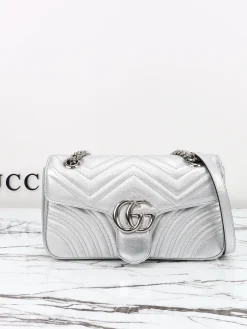 GUCCI Crossbody Bags Leather (SiGUCCIer) 26X15X7CM D40202608060309