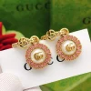GUCCI Earrings Brass Crystal One Size E5202608050063