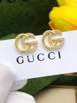 GUCCI Earrings Metal Diamond E0202608050082