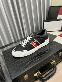 GUCCI Flats Leather & Fabric EU38-44 B00202608030169