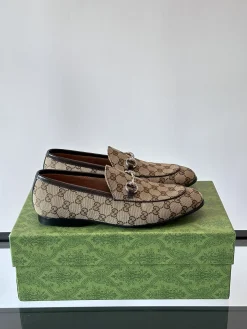 GUCCI Formal Shoes Canvas & Leather EU39-44 D40202608032623