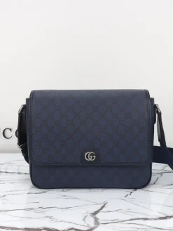 GUCCI Messenger Bags (Blue-Black) 28X22X8CM D40202608060431