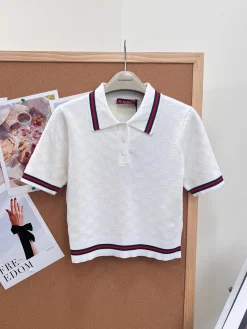 GUCCI Polos GG Jacquard Knit S-L B25202608042307