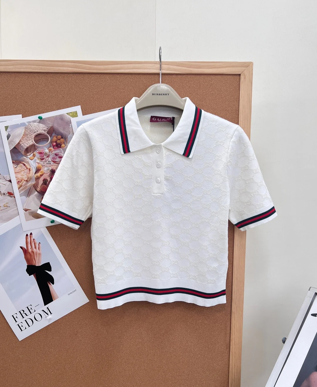 GUCCI Polos GG Jacquard Knit S-L B25202608042307
