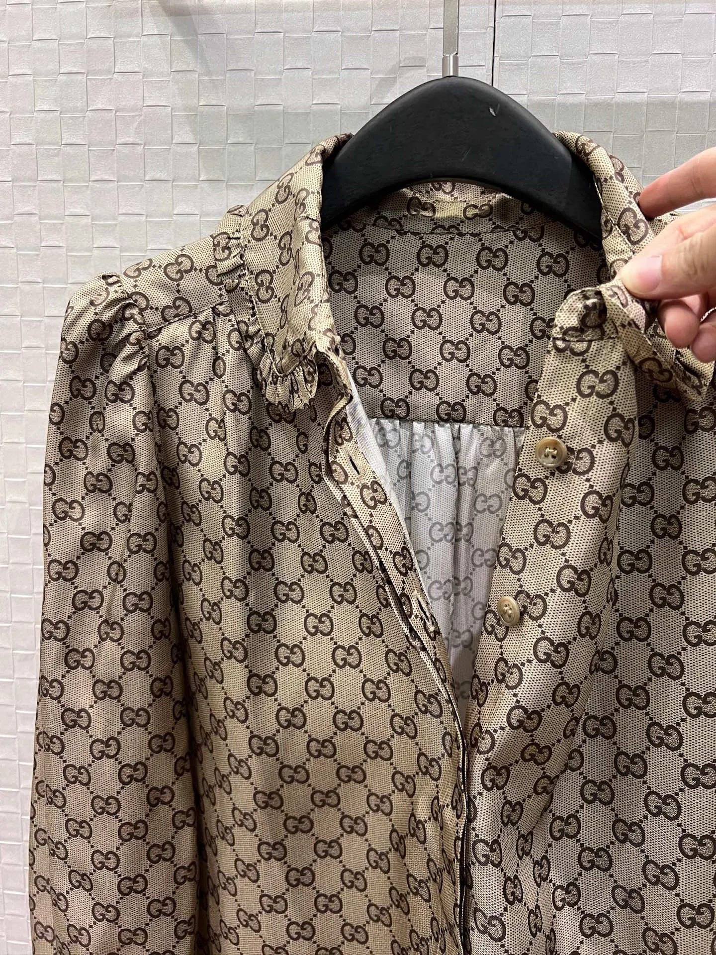 GUCCI Shirts Silk Twill S-XL C90202608040437 - Image 3
