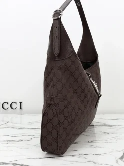 Alternative view of GUCCI Shoulder Bags Canvas (Brown-SiGUCCIer) 40X29X5 CM D70202608060507