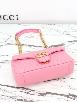 Alternative view of GUCCI Shoulder Bags Leather (Pink-Gold) 26X15X7CM D90202608060155