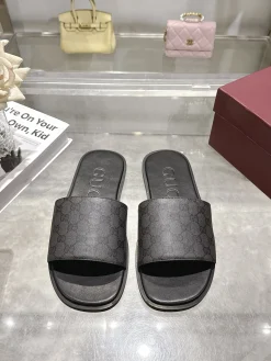 Alternative view of GUCCI Slides Coated Canvas EU40-46 A90202608033031