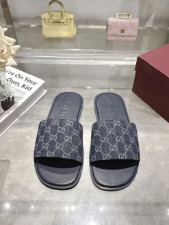 Alternative view of GUCCI Slides GG Denim EU40-46 A90202608033032