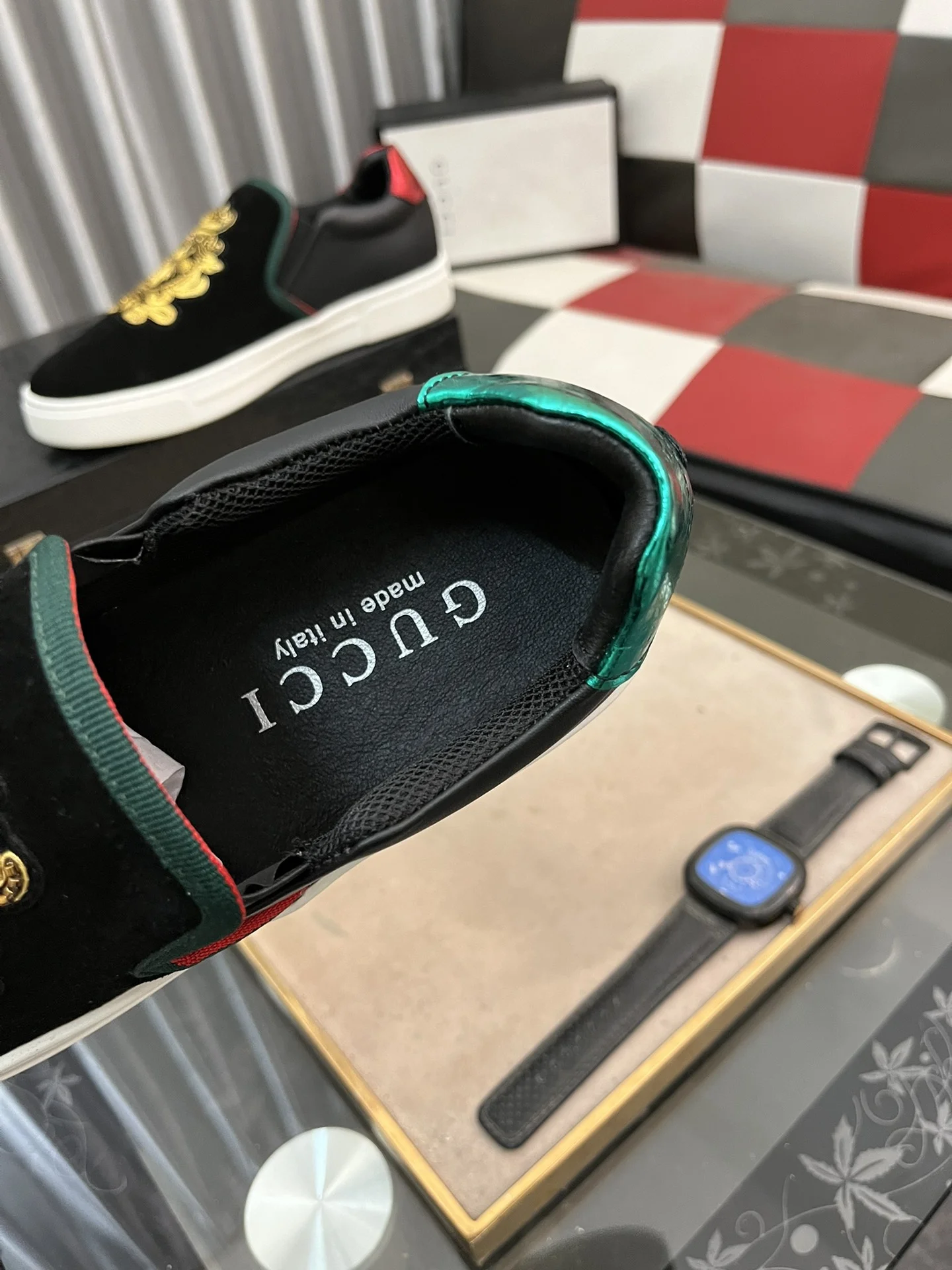 GUCCI Sneakers Lambskin EU38-44 A80202608030167 - Image 7