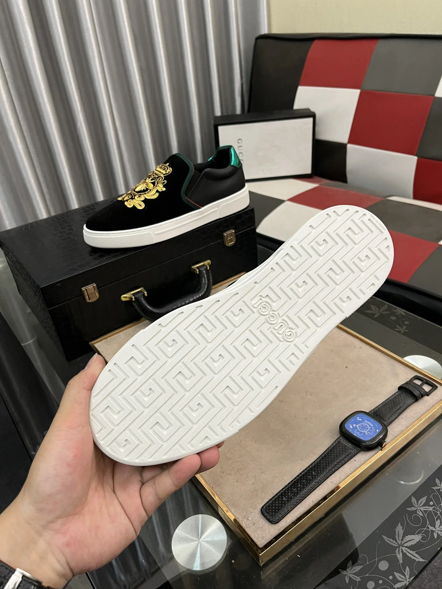 GUCCI Sneakers Lambskin EU38-44 A80202608030167 - Image 8