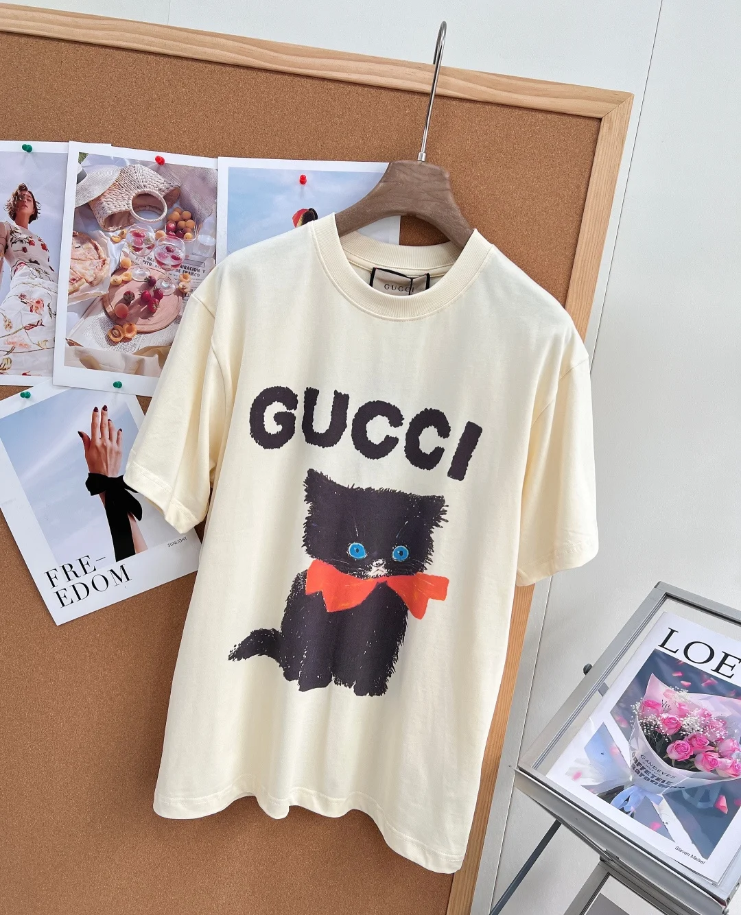 GUCCI T-shirts Cotton S-L A55202608042312 - Image 8