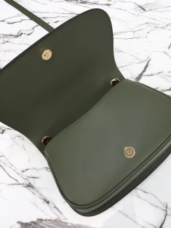 Alternative view of GUCCI Top Handle Bags (Green-Gold) 27X18X7CM F30202608060046