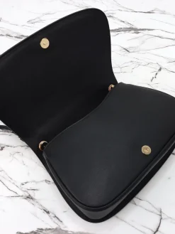 Alternative view of GUCCI Top Handle Bags Leather (Black-Gold) 32X17X10CM F90202608060050