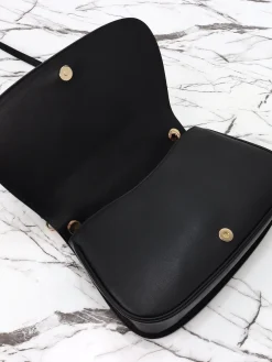 Alternative view of GUCCI Top Handle Bags Leather (Black-Gold) 32X17X10CM G50202608060061