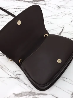 Alternative view of GUCCI Top Handle Bags Leather (Brown-Gold) 27X18X7CM F30202608060043