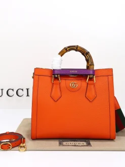GUCCI Top Handle Bags (Orange-Purple) 27X24X11CM F50202608060011
