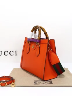 Alternative view of GUCCI Top Handle Bags (Orange-Purple) 27X24X11CM F50202608060011
