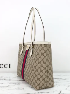 Alternative view of GUCCI Totes Bags Leather (Beige-Brown) 38X28X14CM C20202608060372