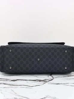 Alternative view of GUCCI Totes Bags Leather (Black-Gray) 44X28X14 CM D30202608060455