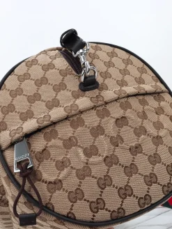 Alternative view of GUCCI Totes Bags Leather (Brown-Black) 42x22x22 cm E20202608060425