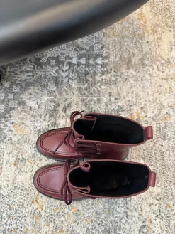 Alternative view of HERMES Booties Cow Leather EU35-40 D60202608030246