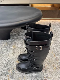 Alternative view of HERMES Boots Calfskin Leather EU35-40 F40202608030247