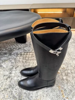 Alternative view of HERMES Boots Calfskin Leather EU35-40 F40202608030255