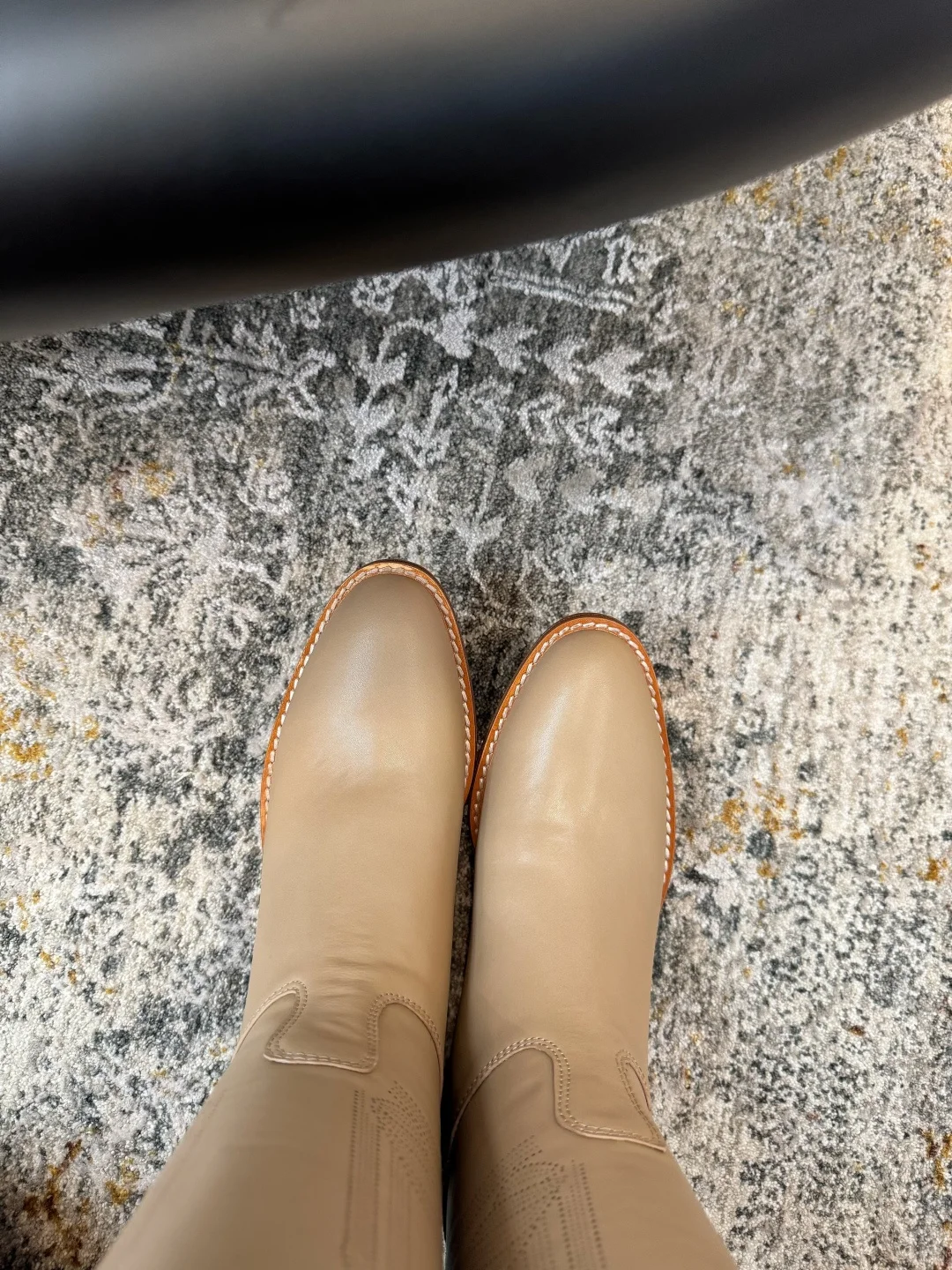 HERMES Boots Calfskin Leather EU35-40 F40202608030256 - Image 8