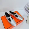 HERMES Boots Lamb Leather EU35-39 B90202608031600