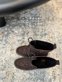 Alternative view of HERMES Boots Suede Leather EU35-40 D60202608030244