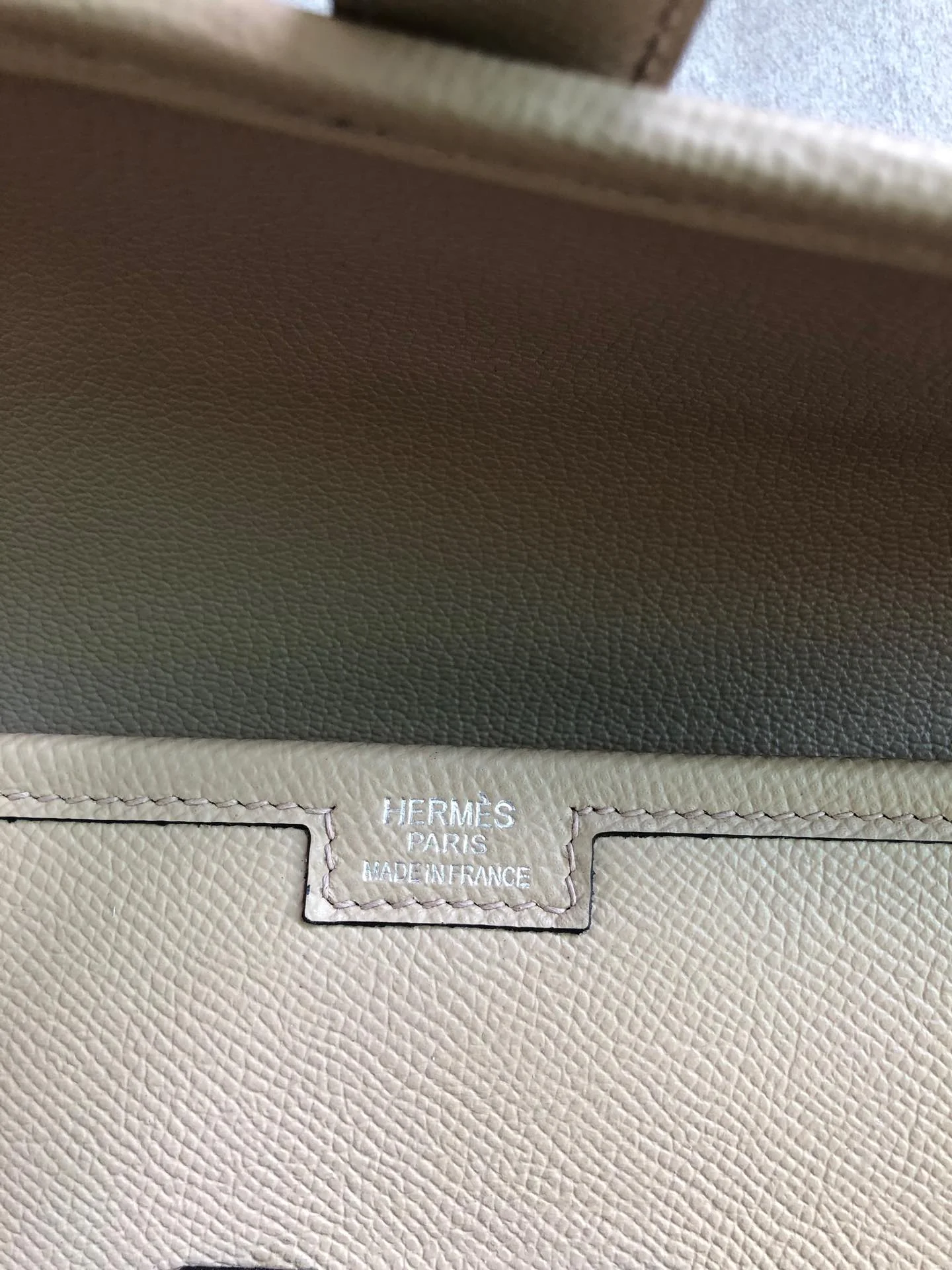 HERMES Clutches Bags Epsom Leather (Beige) One Size H00202608091138 - Image 5
