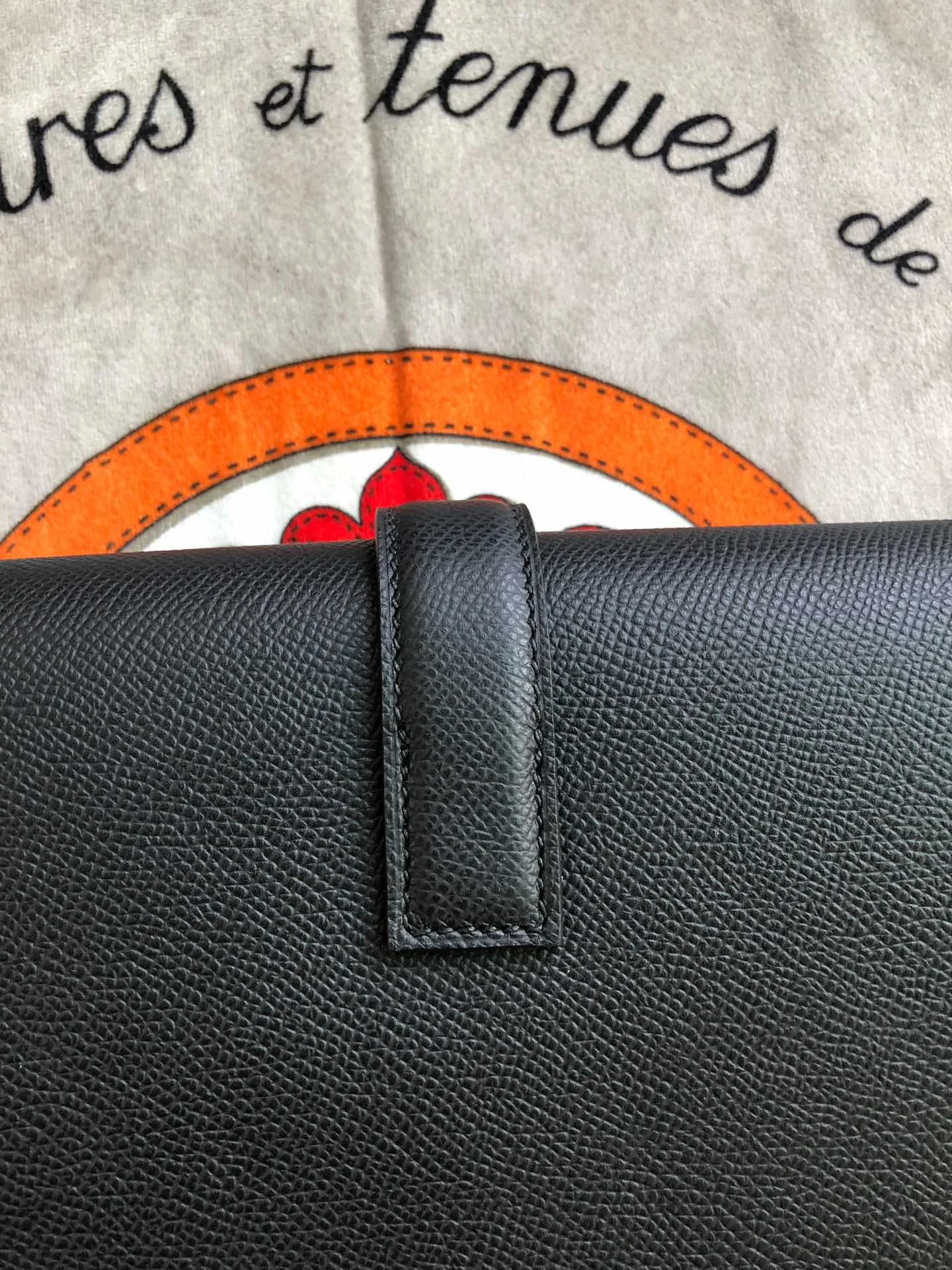 HERMES Clutches Bags Epsom Leather (Black) 29 H00202608091127 - Image 4