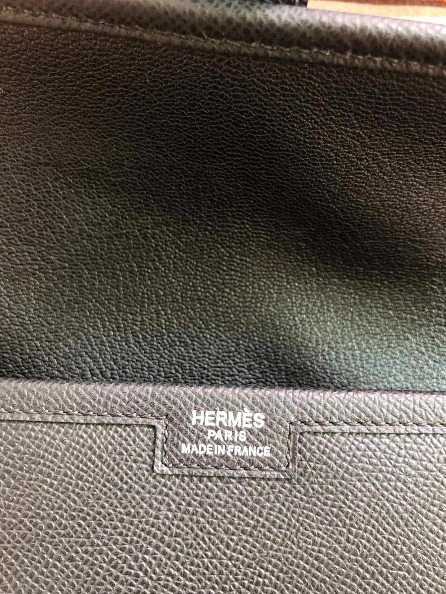 HERMES Clutches Bags Epsom Leather (Black) 29 H00202608091127 - Image 5