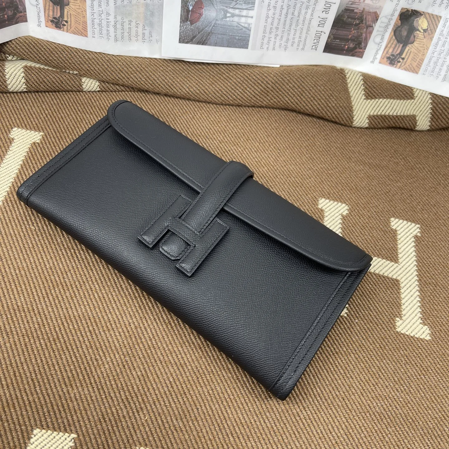 HERMES Clutches Bags Epsom Leather (Black) 29CM H00202608091165 - Image 3