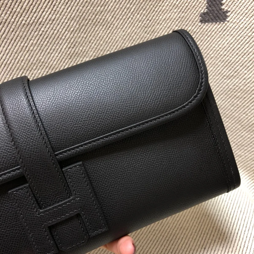 HERMES Clutches Bags Epsom Leather (Black) 29XCM H00202608091153 - Image 3