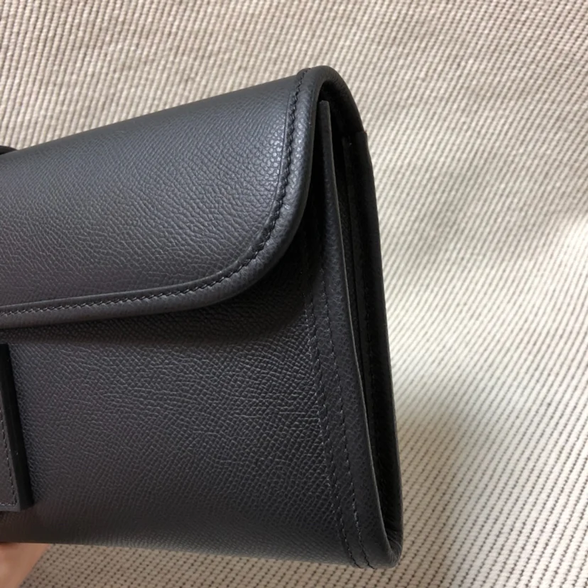 HERMES Clutches Bags Epsom Leather (Black) 29XCM H00202608091153 - Image 4