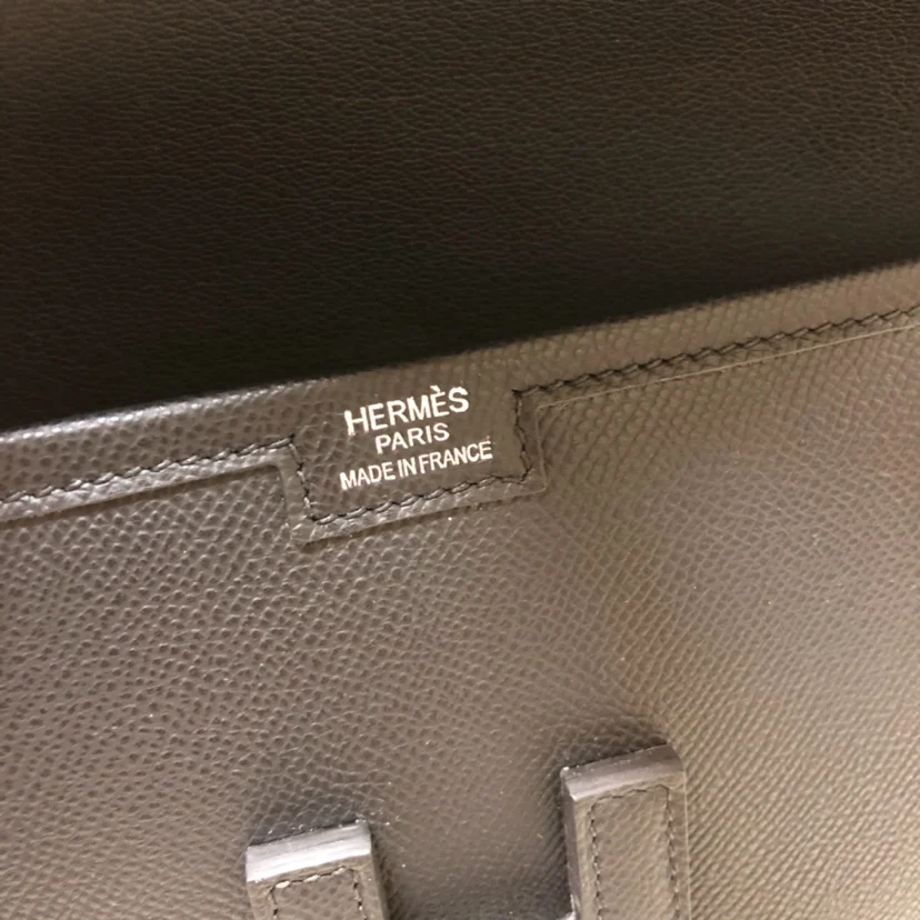HERMES Clutches Bags Epsom Leather (Black) 29XCM H00202608091153 - Image 6