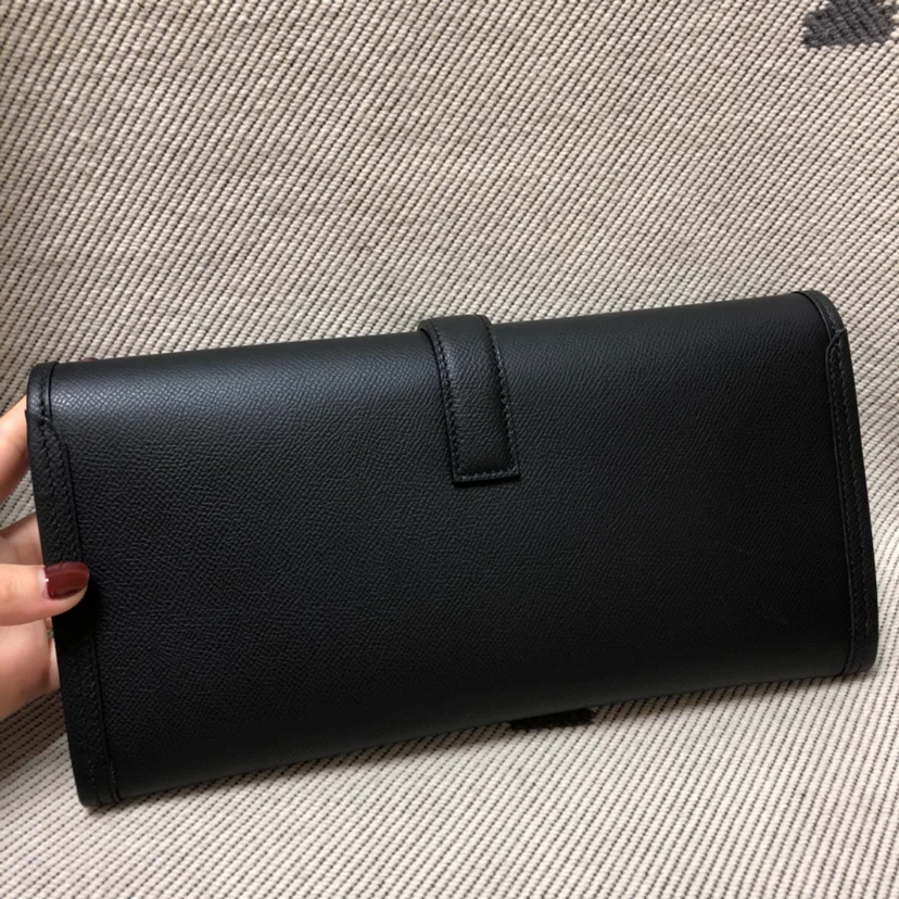 HERMES Clutches Bags Epsom Leather (Black) 29XCM H00202608091153 - Image 7