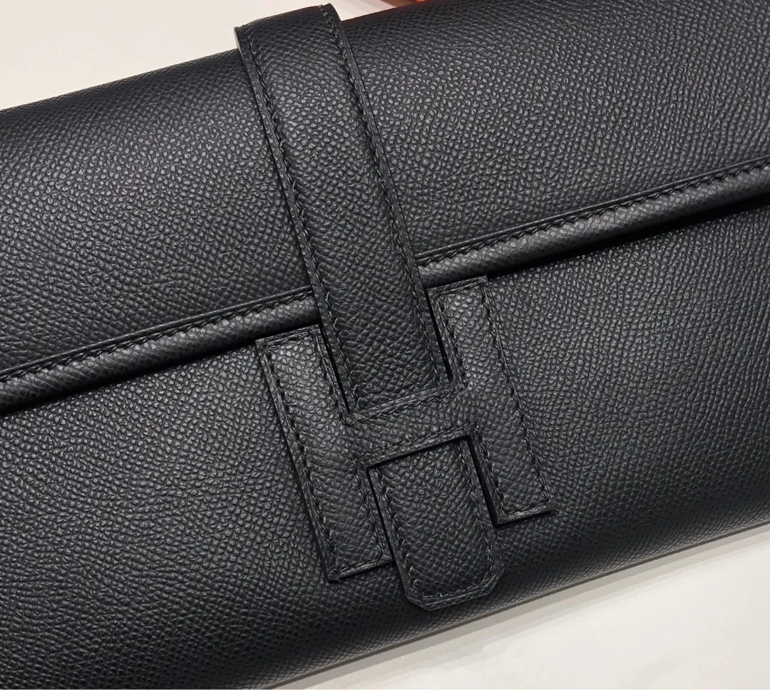 HERMES Clutches Bags Epsom Leather (Black) One Size H00202608091145 - Image 4