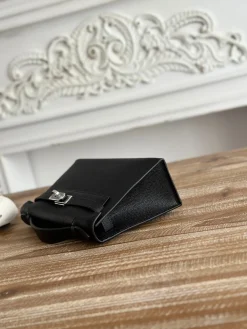 Alternative view of HERMES Clutches Bags Epsom Leather (Black-Silver) 22CM F50202608090149
