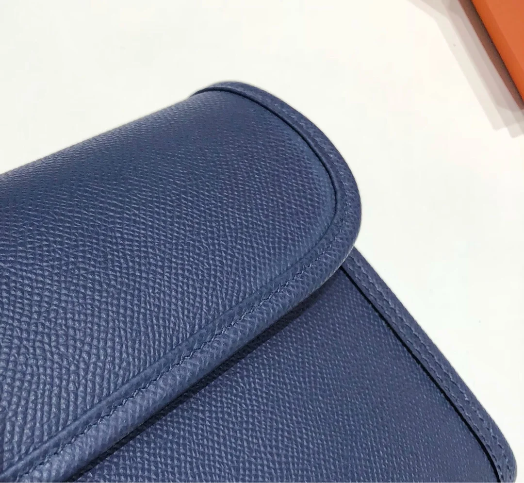 HERMES Clutches Bags Epsom Leather (Blue) 29X20CM H00202608091149 - Image 5